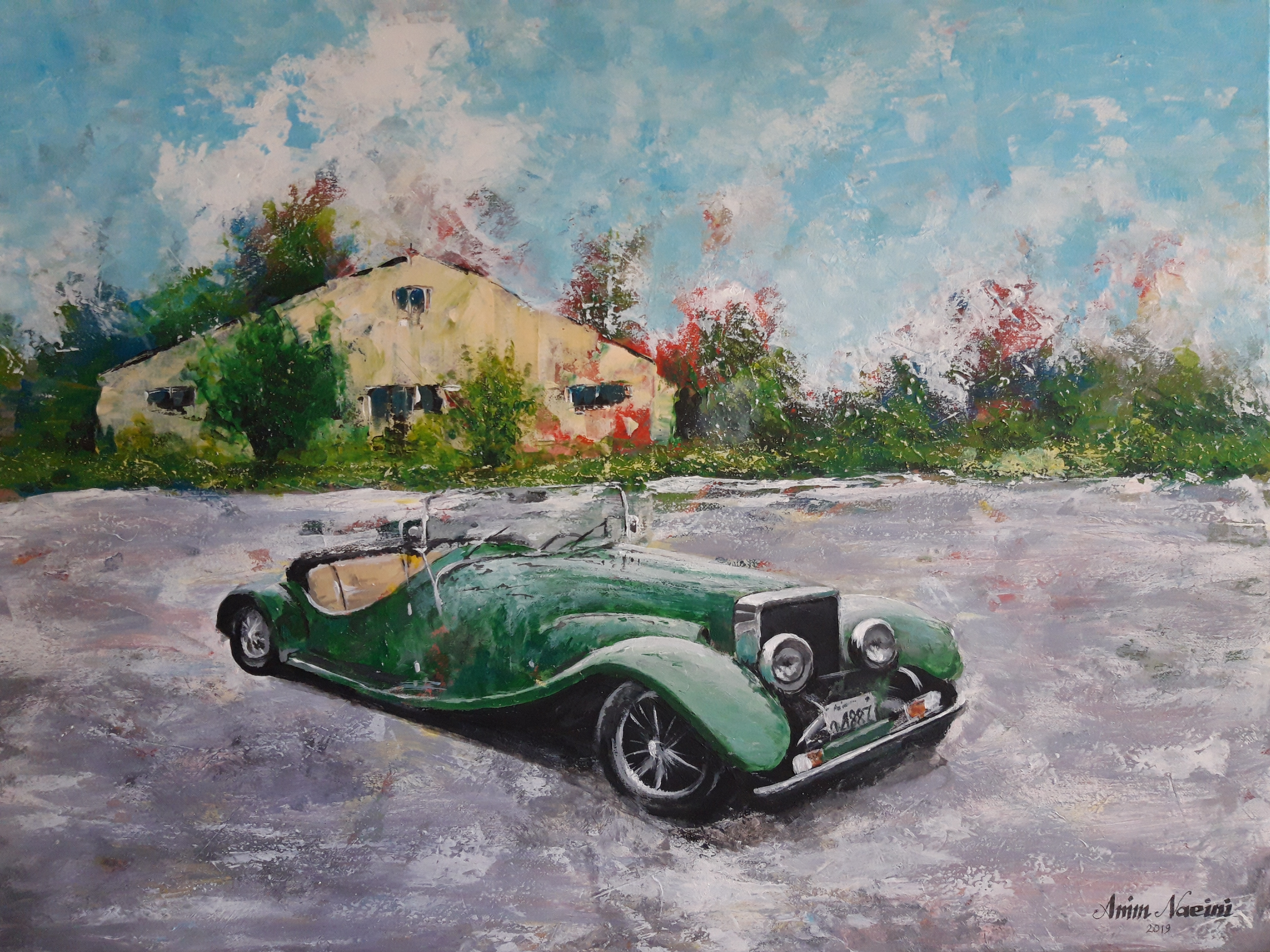 A photo of a painting